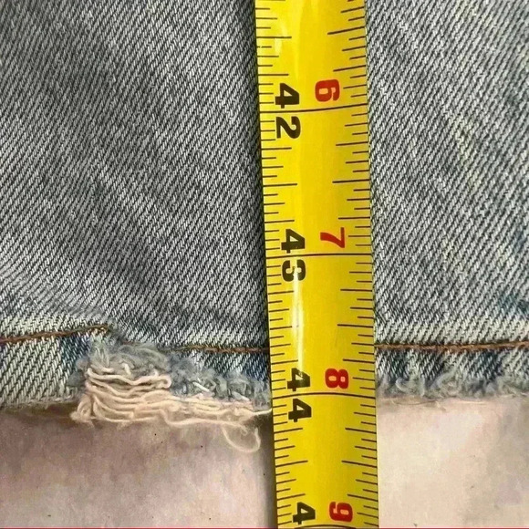 ABERCROMBIE FITCH The 90s Straight Ultra High Rise Jeans Sz 28/ 6L  Medium Wash - Picture 11 of 14
